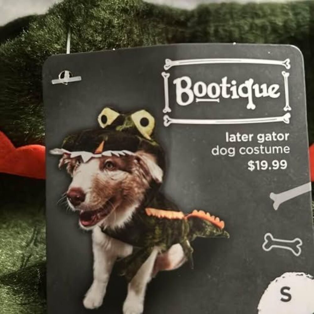Bootique Small  Gator Dog Costume